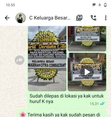 Pengiriman Papan Bunga Duka Jalan Margonda Depok