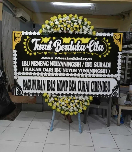 Papan Bunga Duka Jalan Margonda Depok