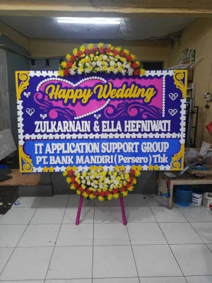 Papan Bunga di Jalan Margonda Depok